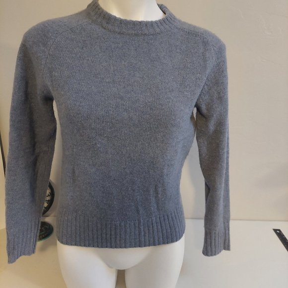 Entireworld. Sweaters - Entireworld Type A Version 10 Wool Sweater in Blue/Gray 100% Super Fine Wool